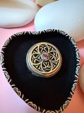 Brighton Silver Filigree Ring Size 7